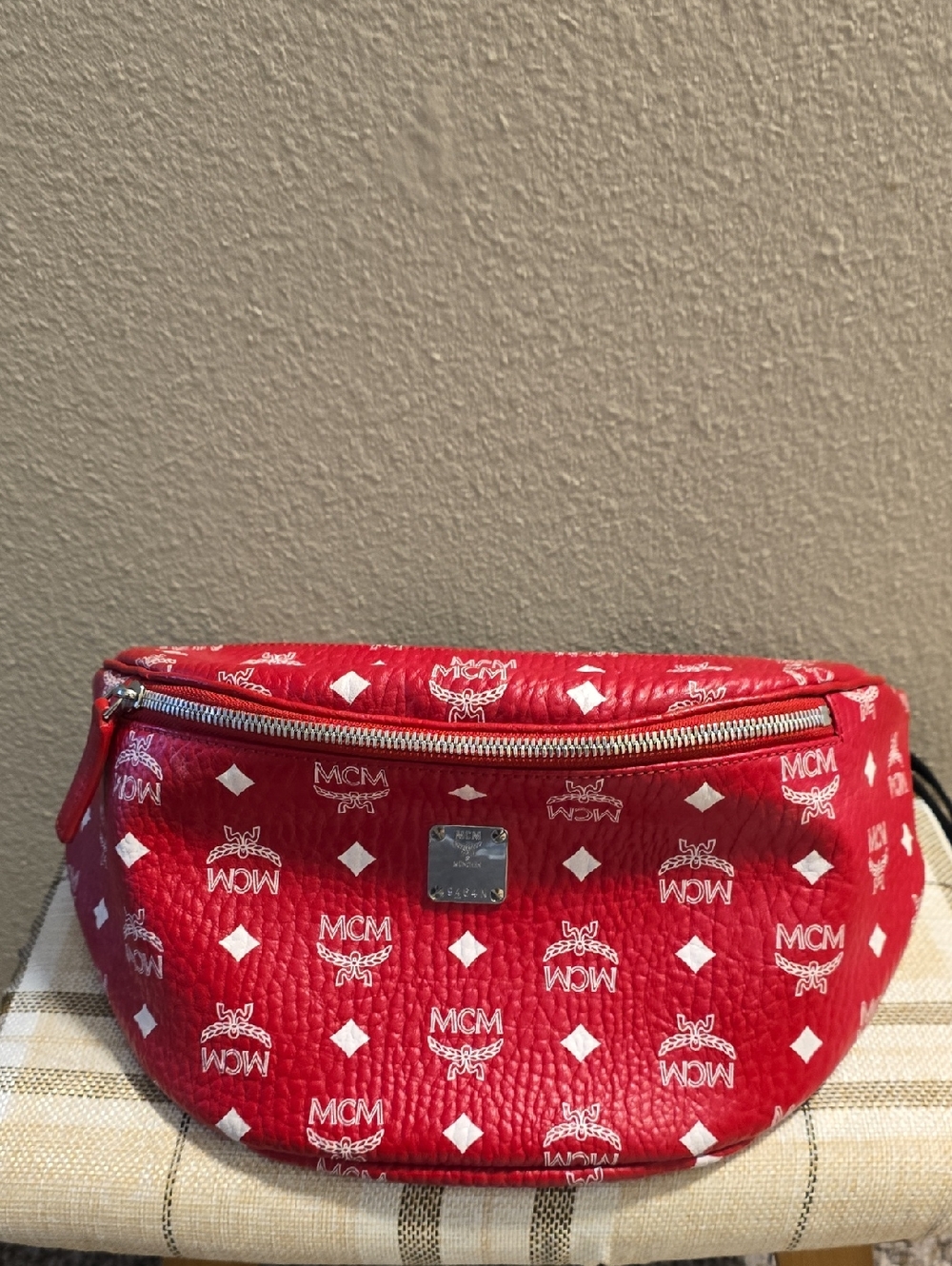 MCM Red Belt/Bum Bag